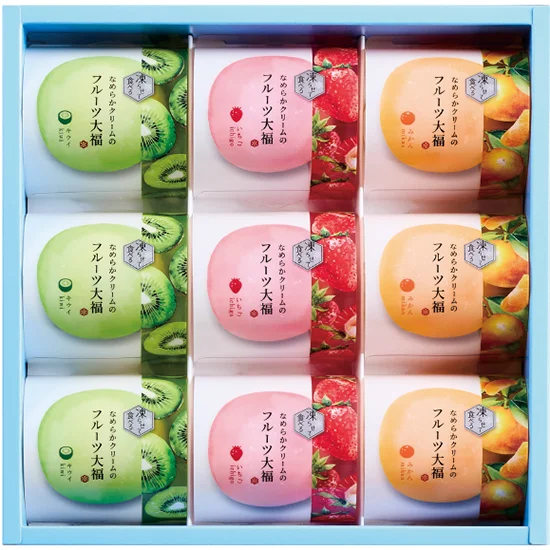 ひととえ　凍らせて食べるなめらかｸﾘｰﾑのﾌﾙｰﾂ大福