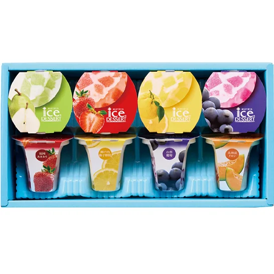 ひととえ 凍らせて食べるアイスデザート（国産フルーツ入り）