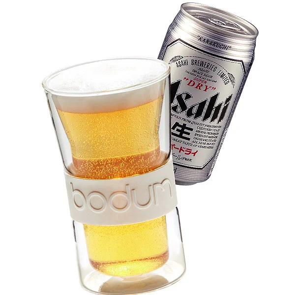 ボダムダブルウォール グラス・ビールセットの画像1