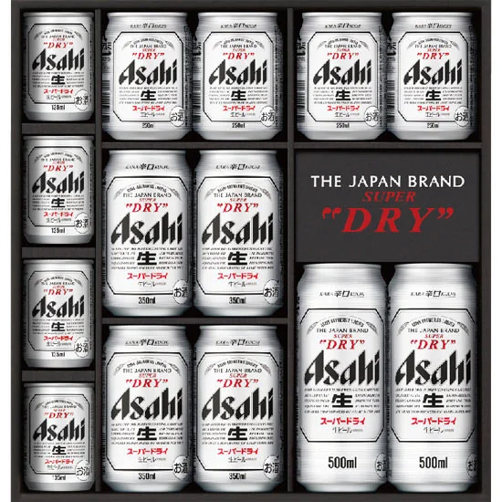 アサヒ スーパードライ サイズバリエーション缶ビールセット 3300円