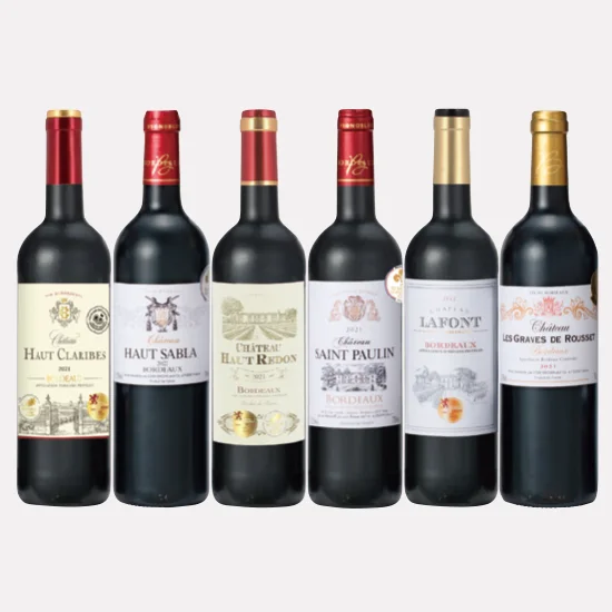 フランスボルドー 金賞受賞 赤ワイン6本セット