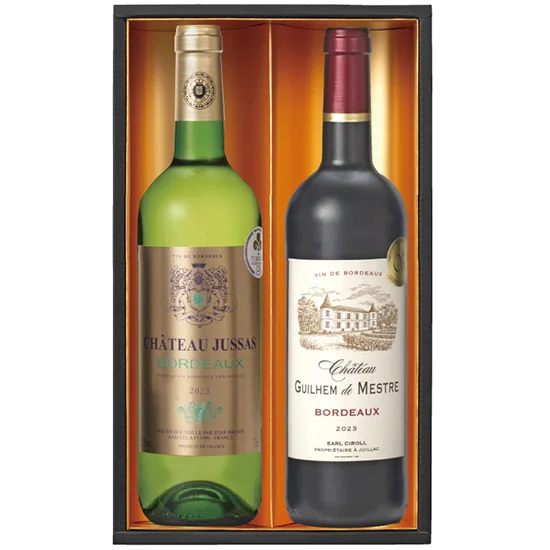 フランスボルドー金賞受賞紅白ワイン2本セット