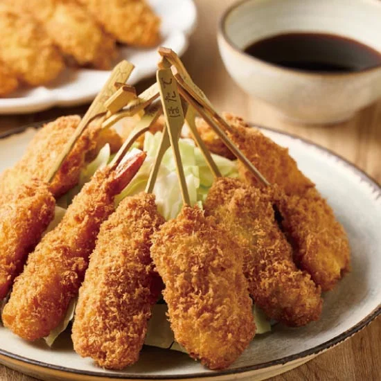 大阪・あげもん人気の串揚げ 9種27本