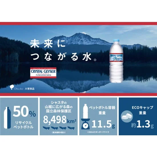 【ご自宅専用】クリスタルガイザー500mlペット（24本）の画像1
