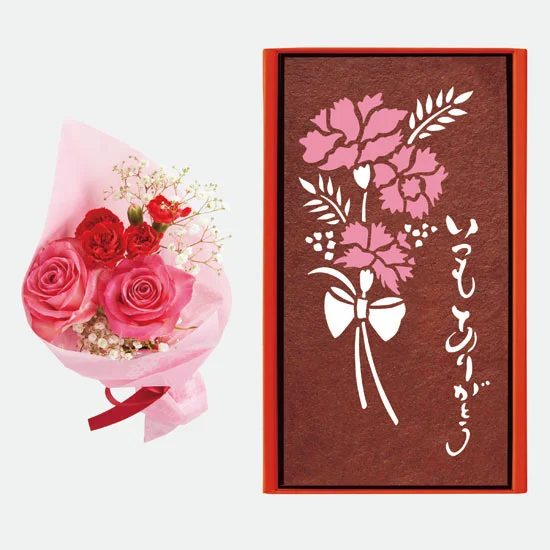 【母の日専用】長崎堂 カステーラと 花束のセットの画像2