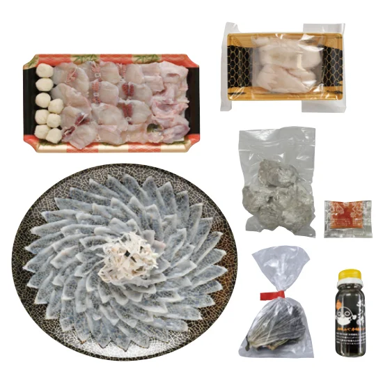 得々ふぐセット4-5人前 とら白子・ふぐ唐揚付きの画像2