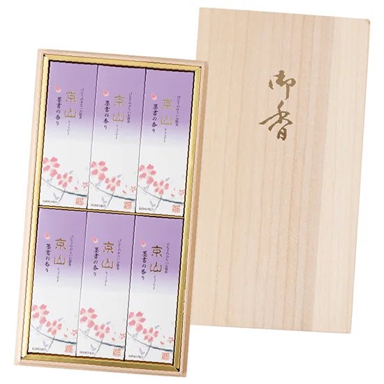 京山墨書の香り6箱入(桐箱）