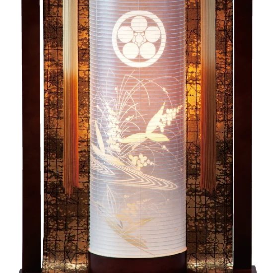 みやび 秋草柄 金襴（黒）の画像2