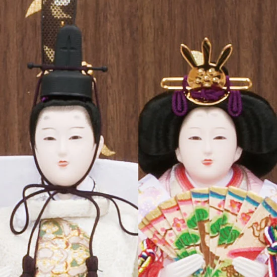 雛人形　収納式 金彩和桜 親王飾り【36】の画像1