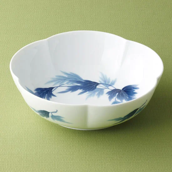 香蘭社 染付麻の葉 深鉢 4400円 | 大進オンラインショップ