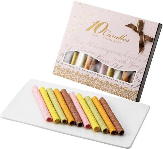 10キャンドル クレープロールクッキー