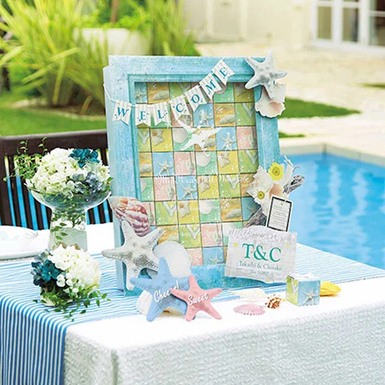 ブルービーチパーティ☆（ハートパイミニ）48個セット