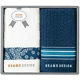 BEAMSDESIGNﾁｪｯｶｰﾊﾞﾝﾀﾞﾅﾌｪｲｽﾀｵﾙ(2P)(ﾈｲﾋﾞｰ)