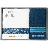 BEAMSDESIGNﾁｪｯｶｰﾊﾞﾝﾀﾞﾅﾀｵﾙｾｯﾄ(ﾈｲﾋﾞｰ)