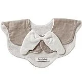 もこもこ天使スタイ グレー