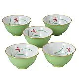 香蘭社 らん 湯呑揃