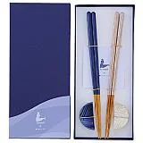 ラズリお箸2膳（箸置き付）