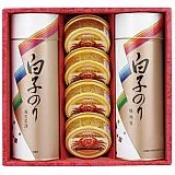 白子のり 海苔とかに缶詰合せ