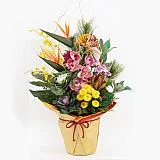 お正月アレンジ ～鶴寿～