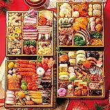 百品目和洋中おせち【百福】四段重