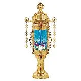 （対入）11号ヨーラク付バブル灯 ゴールド ブルー